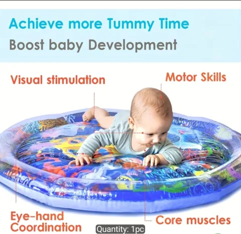 Baby inflatable water mat