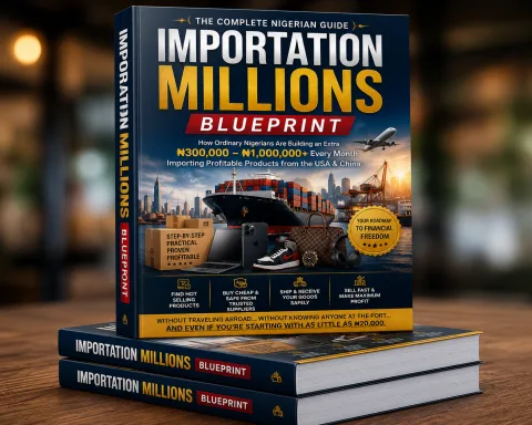 IMPORTATION MILLIONS BLUEPRINT   How Ordinary Nigerians Are Quietly Building an Extra ₦300,000 – ₦1,000,000+ Every Month Importing Profitable Products from the USA & China... Without Traveling Abroad...
