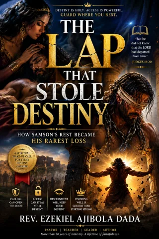 THE LAP THAT STOLE A DESTINY  A Biblical Warning About Intimacy, Trust, and Destiny  By Rev. Ezekiel Ajibola Dada  ---  What If Your Greatest Threat Isn't Fighting You… But Comforting You?  You prepared for the enemy.  You prayed against opposition.  Yo photo 2